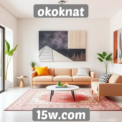 tendências de design no site okoknat
